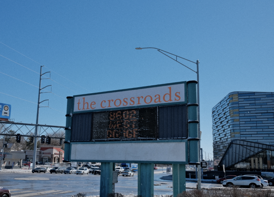 The former crossroads mall sign on 72nd and Dodge ready for a new revamp!